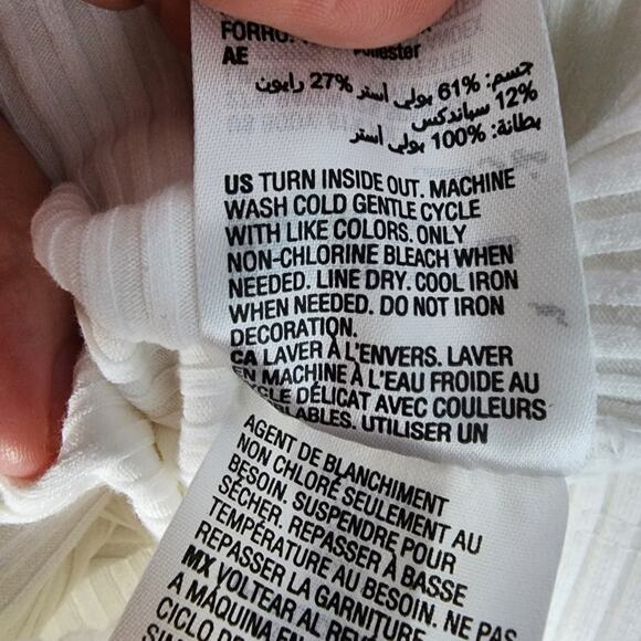 I.N.C. International Concepts Ribbed Studded Cutout Top | Women's Large - Picture 14 of 14